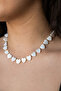 Coer Mother-of-Pearl White Heart Necklace