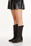 8012 Women's Genuine Leather Summer Drawing Boots - 3