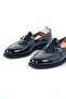 Men's Buckle Italian Style Patent Leather Shoes - 3