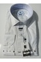 Classic Long-Sleeved Cotton Shirt with Pockets - 2