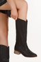 8012 Women's Genuine Leather Summer Drawing Boots - 4