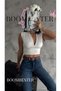 Sandy Blue Crop Blouse - Deep V-Neck and Corsage Detail - 8