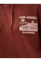 Hooded Sweatshirt Oversize Back Printed Long Sleeve - 6