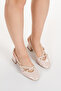 Women's Double Strap Thick Heel Shoes 3085 - 3