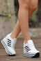 Lina Hidden Heel White Sports - 3