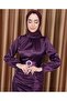 Fish Scale Satin Evening Dress - 2