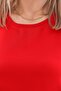 Red Satin Basic Tank Top - 3