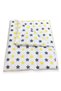 Cotton Baby Kids Quilt 100X150 cm Sizes Yellow Gray Starry