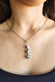Jasper Natural Stone Real Necklace (Positivity, Love of Life) (Chain Included) - 2