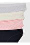 0553 Women's Sofia Bikini Panties 3-Piece White-Cream-Pink - 2
