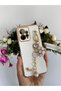 Redmi Note 12 Compatible Floral Stone Pearl Handheld Laser Cut Case