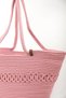 Straw Jute Women's Shoulder Bag, 100% Handmade, Cotton, Vegan, Jute Straw Beach Bag - 2