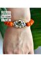 Handmade Ceramic Eye Bracelet with Glass Beads - 4