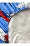 Cotton Baby And Child Elastic Sheet And Pillow Case 80x160 Red With Trolley - 2