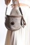 Women's Knitted Linen Fabric Waist and Shoulder Bag - 3