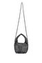STONE-EMBELLISHED HAND AND SHOULDER BAG