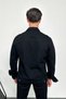 Men's Black Regular Fit Buttoned 100% Cotton Denim Jacket Hlthe042101 - 5