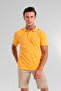 Men's Orange Regular Fit Short Sleeve 100% Cotton Polo Neck T-Shirt Hlthe012001 - 2