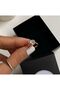 Adjustable Gold Zircon Stone P*Ndora Model Ring - 2