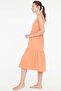 Women's Zero Sleeve Orange Dress 3c8t8n4 - 3