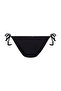 Women's Black String Bikini Bottom - 4