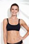 Women's Black Thin Strap Bikini Top - 3