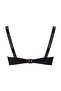 Women's Black Thin Strap Bikini Top - 2