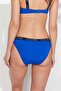 Women's Cobalt Blue Thick Edged Elastic Bikini Bottom - 2