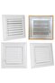 Plastic Grille Bathroom / WC Ventilation Grille Shutter 45 x 65 cm - 2