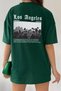 Unisex Los Angles Design T-shirt