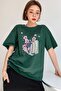 Unisex Flowers Printed T-shirt