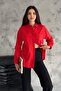 Red Staple Beaded New Season Women's Shirt - 4