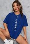 Unisex Moon Phases Printed T-shirt