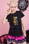 Unisex Boys Bear Printed T-shirt