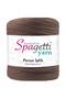 Combed Cotton Thread Shiny Light Brown Hand Knitting Yarn