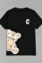 تيشيرت بتصميم مطبوع عليه دب للجنسين