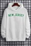 Unisex New Jersey Printed Sweatshirt