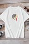 Unisex Cat Printed T-shirt
