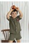 Crab Shirt Shorts Muslin Set -Khaki Green