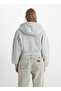 Jacket Collar Gray Women's Sweatshirt 4Ac7C900Z - 5