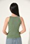 Women's Lycra Halter Neck Thin Strap Summer Blouse Knitwear Athlete Yosun - 2