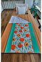 Seaside Şeftali Desenli Çift Taraflı Runner - 5