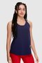 Rhino Navy Blue Women's Strappy Fitness Sports T-shirt