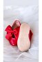 Girl's Red Ballet Shoes - 2