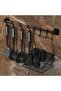 Screwless Mounting Wall Rail 8 Hangers (45cm) and Basket 30 Cm - 6