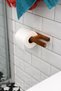Toilet Paper Holder Adhesive Replacement Wooden WC Paper Holder