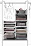 Smart Maxi 4 Pieces White Smart Shelf System, Cabinet Organizer Drawer and Organizer - 2
