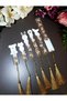 Epoxy Gold Leaf Real Dried Flower Bear Figure Bookmark - 5