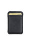 Genuine Leather Magnetic Credit Card Holder - Magsafe Wallet, Compatible Smart Phone - 2