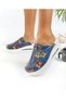 Women's Navy Blue Airmax Orthopedic Sole Slippers - 2